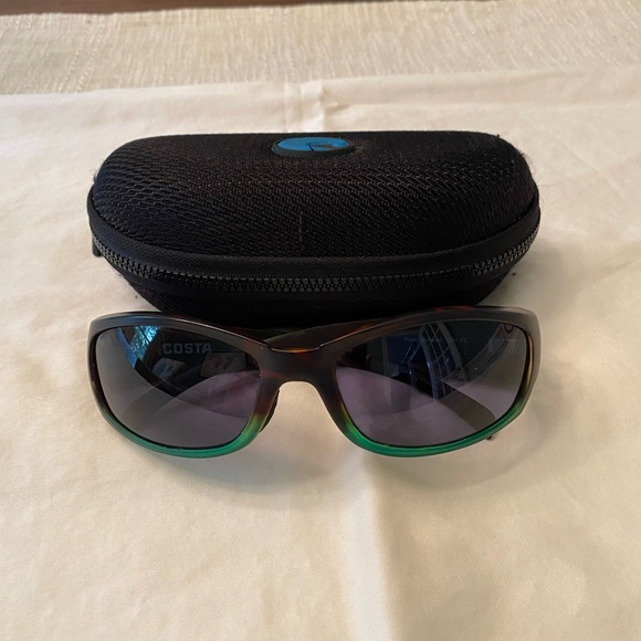 Men's Oakley-Costa Sunglasses - Brown and Green - Picture 1 of 6
